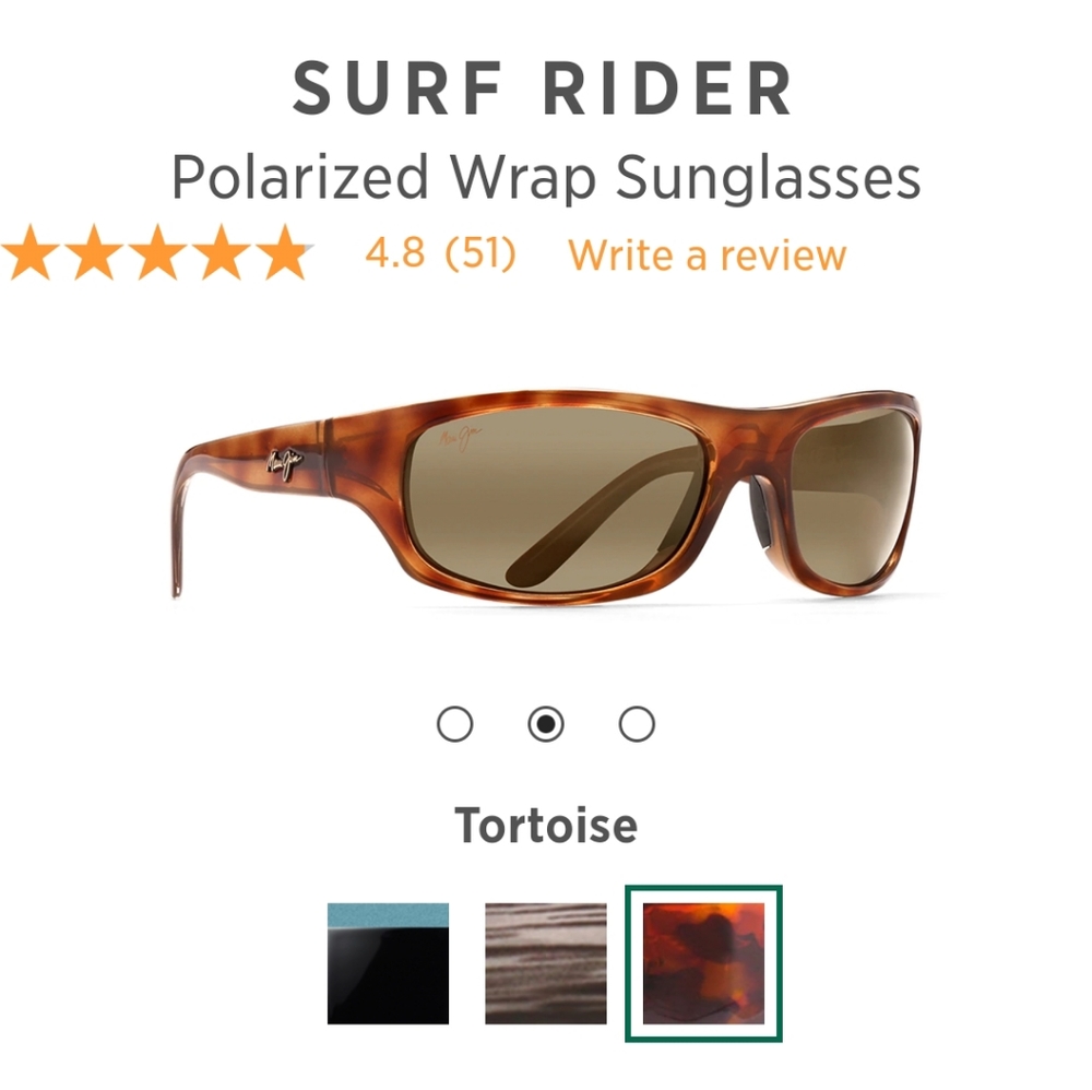 Maui Jim Surf Rider sun glasses